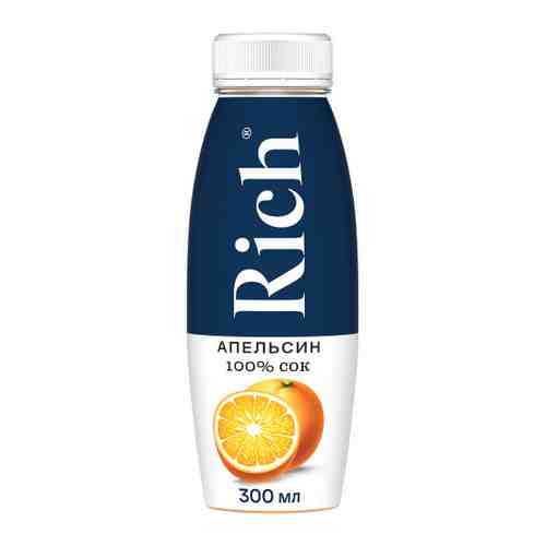 Сок Rich Апельсин 100% восстановленный с мякотью 0.3 л арт. 3361907