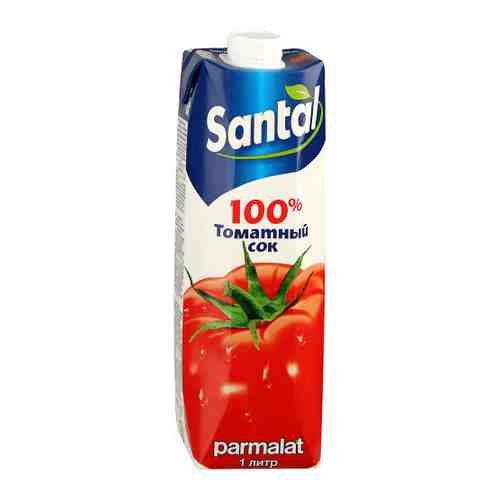 Сок Santal Томатн 100% с солью восстановленный с мякотью 1 л арт. 3108726