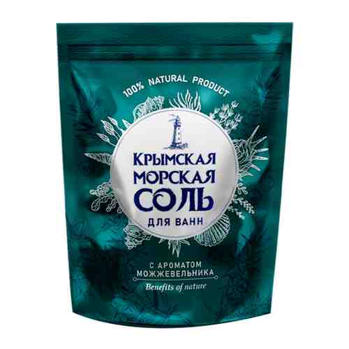Соль для ванн Крымская морская соль Можжевельник 1.1 кг арт. 3423103
