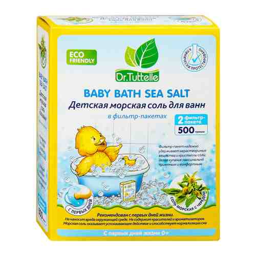 Соль морская для ванн детская Dr.Tuttelle с Чередой 500 г арт. 3445761