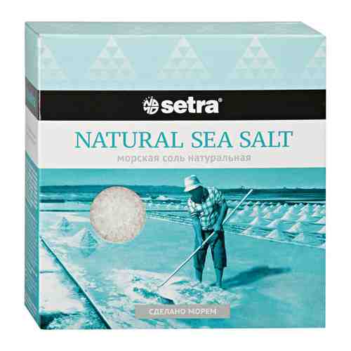 Соль Setra морская натуральная 500 г арт. 3264405