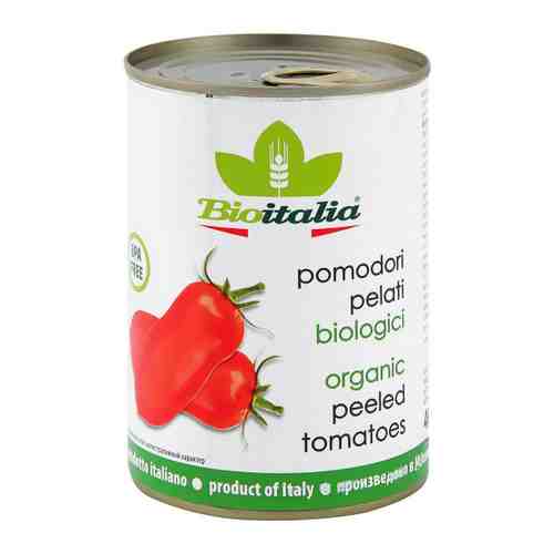 Томаты Bioitalia Pomodori pelati очищенные в томатном соке Био 400 г арт. 3455966