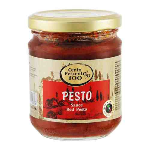 Соус Cento Percento песто из вяленых томатов 190 г арт. 3455636