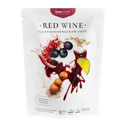 Соус Icancook Красный винный с соусом свит чили и безалкогольным красным вином натуральный 170 мл арт. 3394314