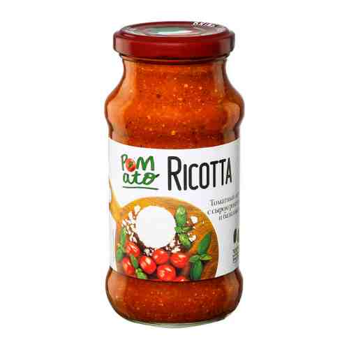 Соус Pomato томатный с сыром рикотта и базиликом 350 г арт. 3453871