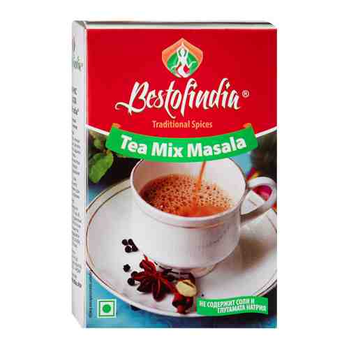 Специи Bestofindia Чай масала индийские для приготовления горячего напитка 50 г арт. 3433104