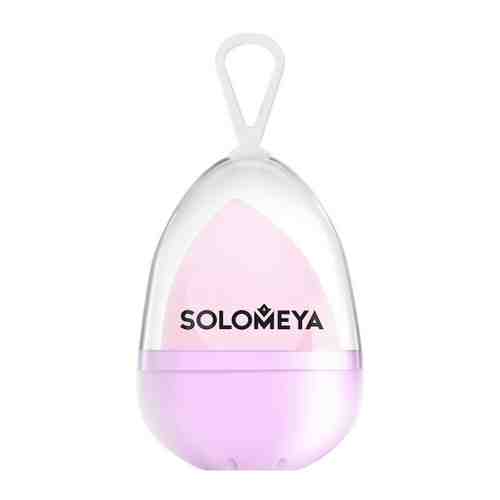 Спонж для макияжа Solomeya косметический со срезом лиловый 1 штука арт. 3472895