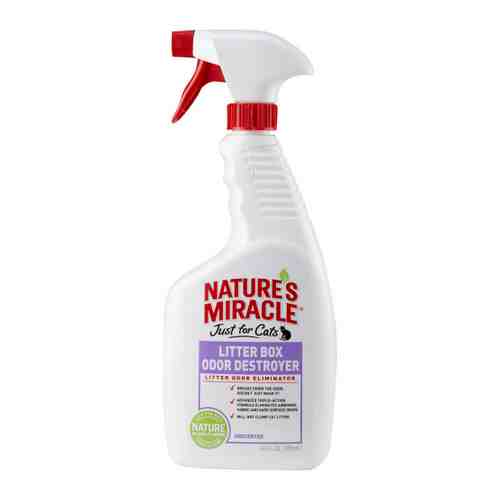 Спрей 8in1 Nature’s Miracle Litter Box Odor Destroyer от запахов в кошачьем туалете 710 мл арт. 3416244
