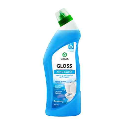 Средство чистящее для акриловых ванн и кухни Grass Gloss Breeze гель 750 мл арт. 3427935