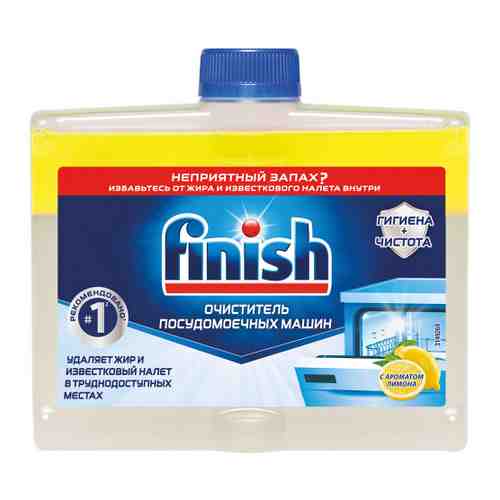 Средство чистящее для посудомоечной машины Finish с ароматом лимона жидкое 250 мл арт. 3366431