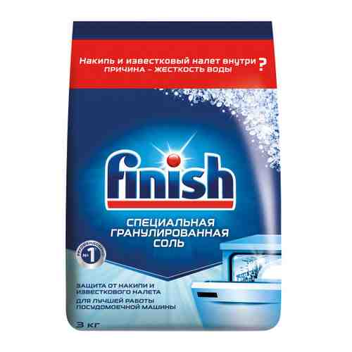 Средство чистящее для посудомоечной машины Finish соль 3 кг арт. 3366420