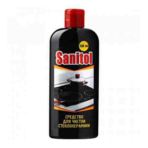 Средство чистящее для стеклокерамики Sanitol гель 250 мл арт. 3052289