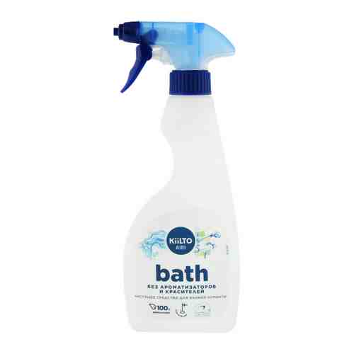 Средство чистящее для ванной комнаты Kiilto Гипоаллергенное биоразлагаемый 500 мл арт. 3472720