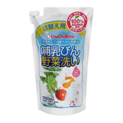 Средство для мытья детских бутылок овощей и фруктов Chu-Chu Baby 720 мл арт. 3425036