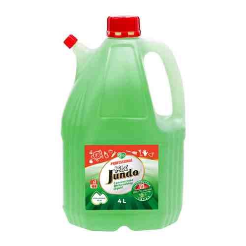 Средство для мытья посуды и детских принадлежностей Jundo концентрированное ЭКО Green tea with mint гель 4 л арт. 3447750