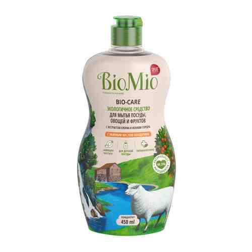Средство для мытья посуды овощей и фруктов BioMio Bio-Care Мандарин 450 мл арт. 3224632
