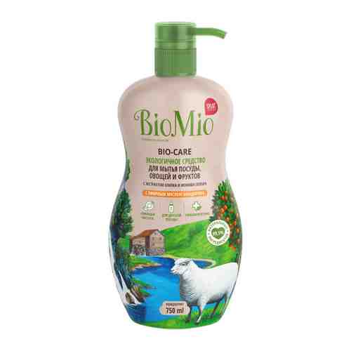 Средство для мытья посуды овощей и фруктов BioMio Bio-Care Мандарин 750 мл арт. 3401364