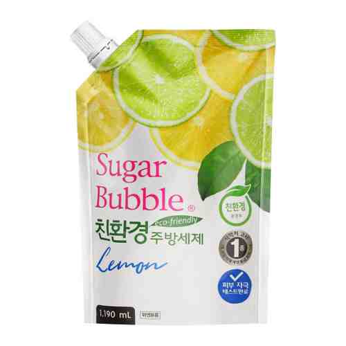 Средство для мытья посуды Sugar bubble лимон экологичное 1.2 л арт. 3428244