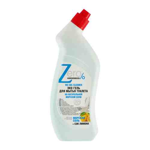 Средство для мытья унитаза Zero на натуральной морской соли гель 0.75 л арт. 3492853