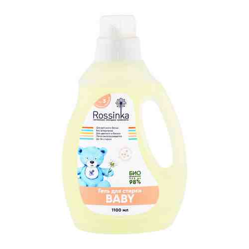 Средство для стирки Rossinka Baby для детского белья гель 1.1 л арт. 3429450