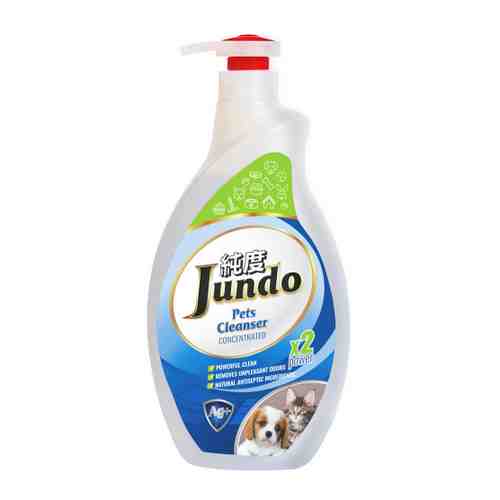 Средство для уборки за домашними животными Jundo Pets cleanser с ионами серебра и коллагеном гель концентрированный 1 л арт. 3447759