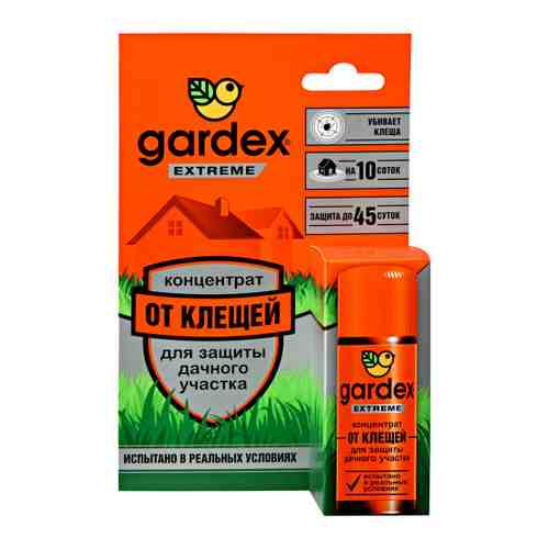 Средство инсектицидное от клещей Gardex Extreme для защиты дачного участка концентрат 50 мл арт. 3323723