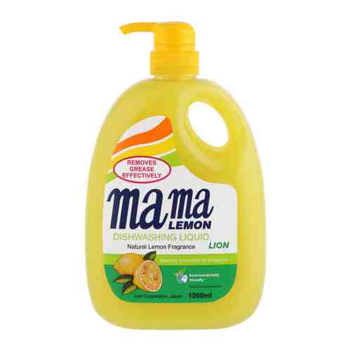 Средство-концентрат Mama Lemon для мытья посуды фруктов овощей и детских принадлежностей с ароматом лимона 1 л арт. 3511107