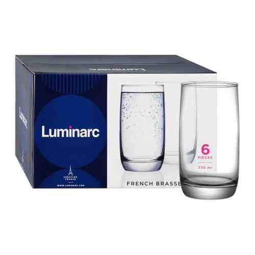 Стакан для напитков Luminarc Французский ресторанчик высокий 330 мл 6 штук арт. 3325924
