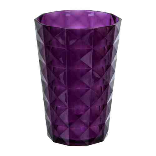Стакан для напитков Qwerty Vintage пластиковый фиолетовый 400 мл арт. 3508855