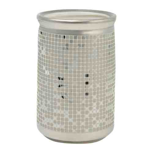 Стакан для ванной комнаты Vanstore Mosaic серебристый керамика 8.2x8.3x12.см арт. 3387250