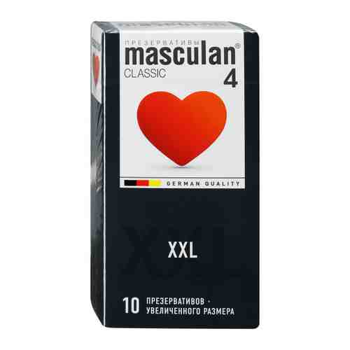 Презервативы Masculan 4 Classic увеличенных размеров розовые 10 штук арт. 3483481