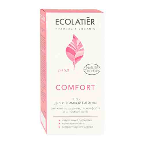Гель для интимной гигиены Ecolatier Comfort с молочной кислотой с пробиотиком 250 мл арт. 3390817