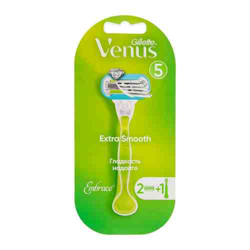 Станок для бритья Venus Gillette Embrace 5 и 2 сменные кассеты арт. 3055098
