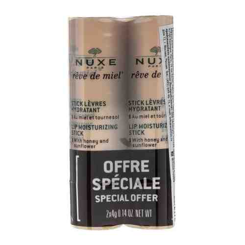 Стик для губ Nuxe Reve De Miel увлажняющий 2 штуки по 4 г арт. 3498374