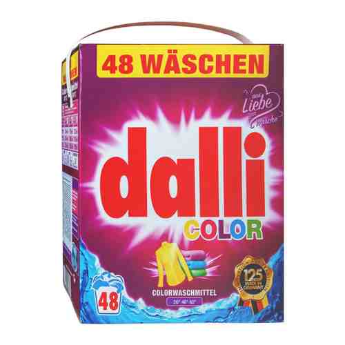Стиральный порошок Dalli Color для стирки и ухода за цветным бельем 3.12 кг арт. 3493616