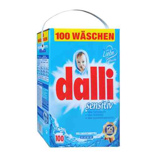 Стиральный порошок Dalli Sensitiv для стирки и ухода за белым и цветным детским бельем 6.5 кг арт. 3493613