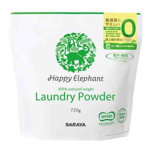 Стиральный порошок Happy Elephant Laundry Powder 720 г арт. 3496542