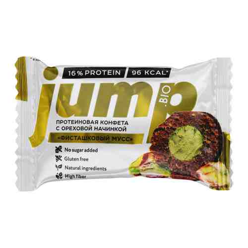 Конфета протеиновая JUMP с ореховой начинкой Фисташковый мусс 30 г арт. 3404238