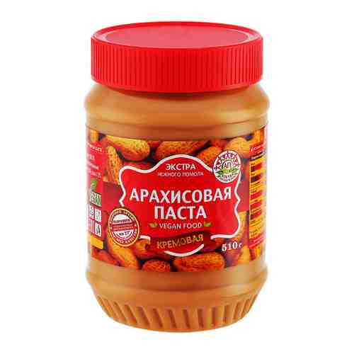 Паста Азбука Продуктов арахисовая кремовая 510 г арт. 3454434