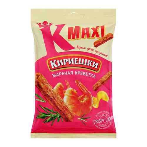 Сухарики Кириешки Maxi со вкусом жареной креветки 60 г арт. 3480718