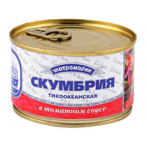 Скумбрия Ультрамарин атлантическая в томатном соусе 240 г арт. 3458529