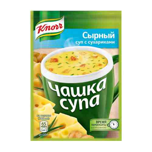 Суп Knorr Сырный с сухариками 15.6 г арт. 3382477