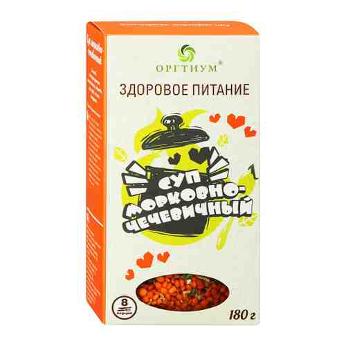 Суп Оргтиум морковно-чечевичный 180 г арт. 3488723