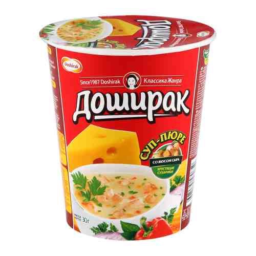 Суп-пюре Доширак со вкусом сыра 30 г арт. 3407268