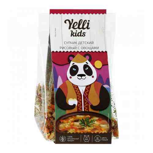 Суп Yelli Kids детский рисовый с овощами 100 г арт. 3360065