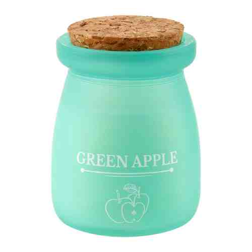 Свеча ароматическая Magic Home парафиновая с ароматом зеленого яблока 5.4х5.4х7.3 см арт. 3423261