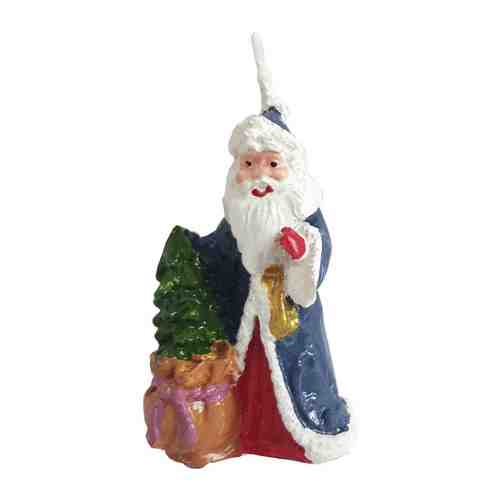 Свеча Magic Time новогодняя Дедушка Мороз с ёлкой 3.5х2х5.8 см арт. 3497592