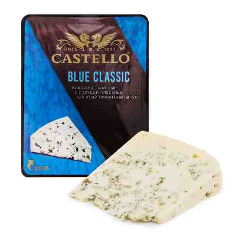 Сыр мягкий Castello Blue Classic с голубой плесенью 50% 100 г арт. 3520588