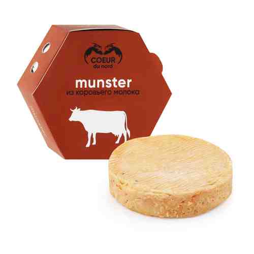 Сыр мягкий Coeur du Nord Мюнстер из коровьего молока 45% 160 г арт. 3493740