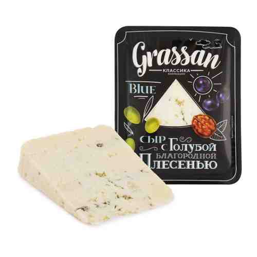 Сыр мягкий Grassan с голубой благородной плесенью 50% 100 г арт. 3403883